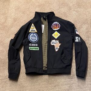 Huf Toyota Land Cruiser Harrington jacket rally style patches men’s small